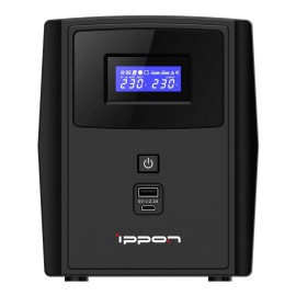 Источник бесперебойного питания Ippon Smart Power Pro II Euro 1200 720Вт 1200ВА черный 1029740